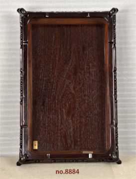 花台: 紫檀 隆造作 三重透かし彫り　1.8尺平台 大阪唐木指物　no.8884